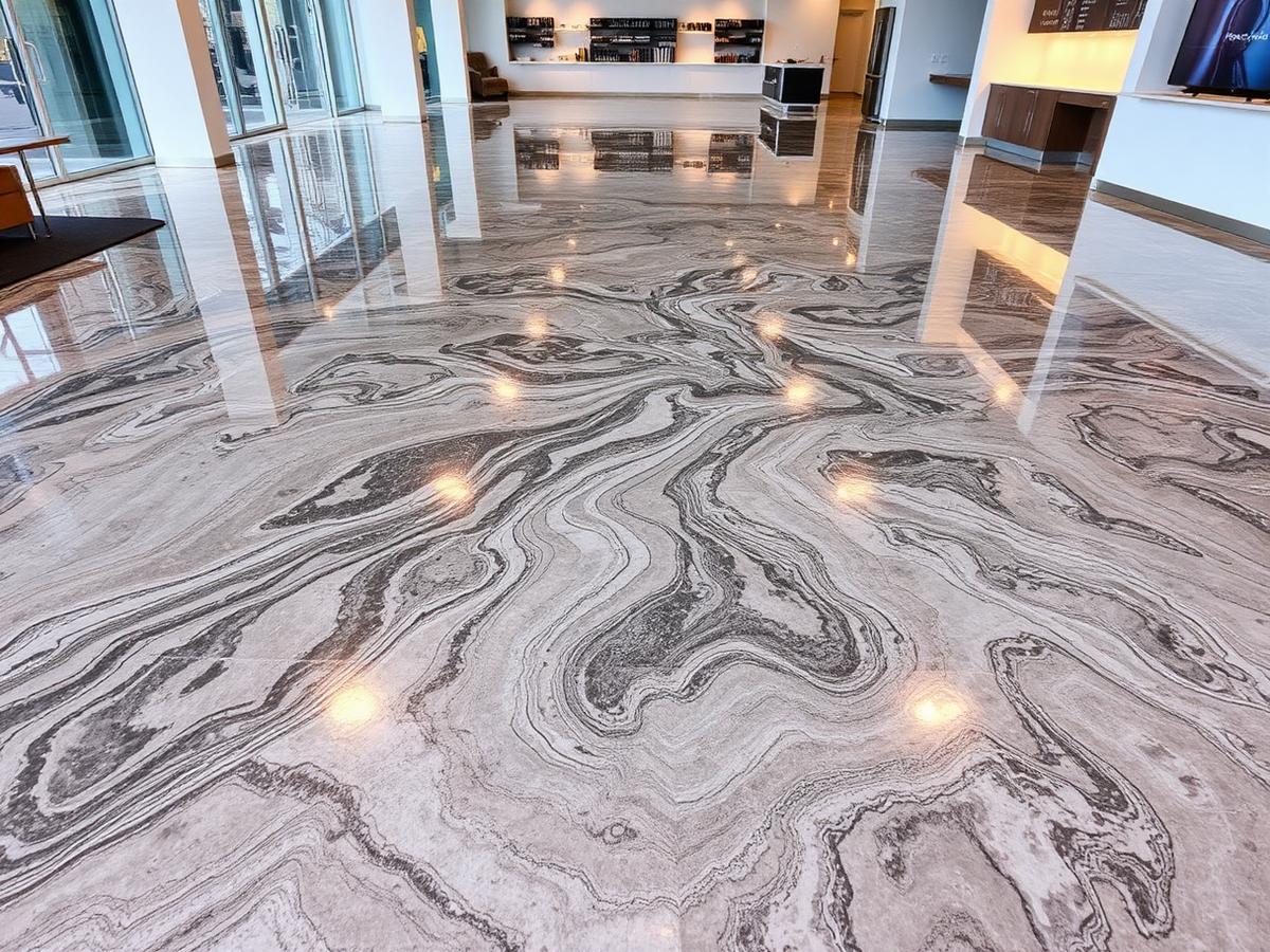 Metallic Epoxy in Downtown Wilmington